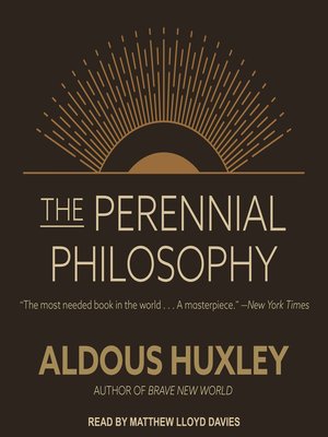 The Perennial Philosophy - Audiobook